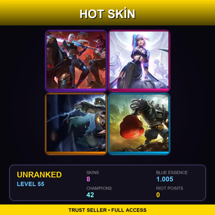 EUNE | Lv55 | Unranked | 8 Skin | 42 Champ — Frankentibbers Annie