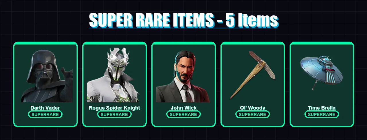 [PC/XBOX/PSN] | Darth Vader | Rogue Spider Knight | John Wick | 413 skin | Lv3584