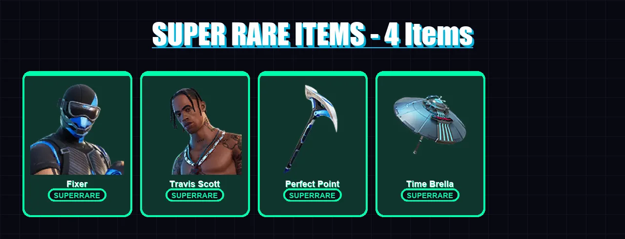 [PS4/PS5/XBOX/PC] | Fixer | Travis Scott | Deadpool | Eternal Knight | Fade | 24 skin | 58 pickaxe | 56 emote | 50 glider | Lv945 — Fortnite account
