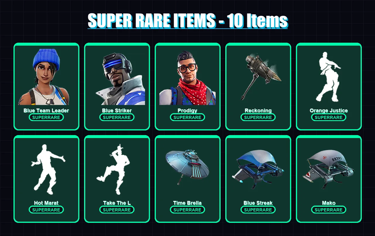 [PS4/PS5/XBOX/PC] | Blue Team Leader | Blue Striker | Prodigy | Sentinel | Rox | 75 skin | 64 pickaxe | 79 emote | 77 glider | Lv950 — Fortnite account