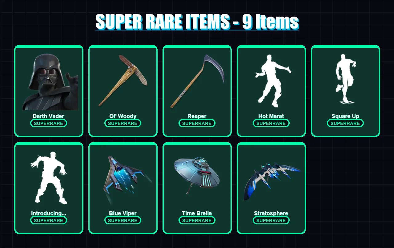 [PC/XBOX] | Darth Vader | Hades | Fusion | Son Goku | Ronin | 193 skin | 229 pickaxe | 158 emote | 188 glider | Lv3123 — Game account