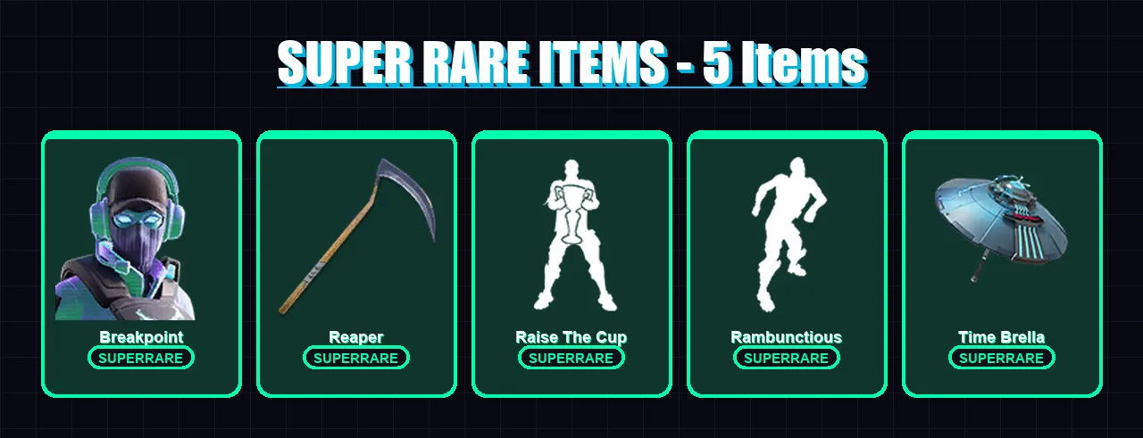 [PC/XBOX] | Breakpoint | Fusion | Eternal Knight | Fade | Raz | 107 skin | 123 pickaxe | 101 emote | 114 glider | Lv2110