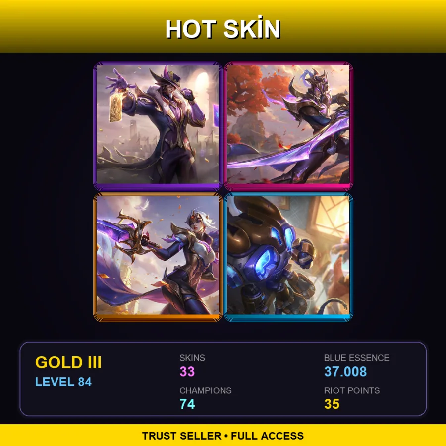 NA | Lv84 | Gold III | 33 Skin | 74 Champ — Masque Of The Black Rose Renata Glasc