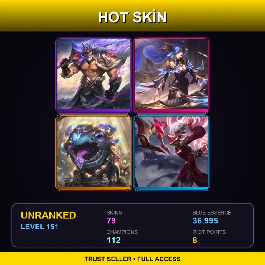 EUNE | Lv151 | Unranked | 79 Skin | 112 Champ — Victorious Sona
