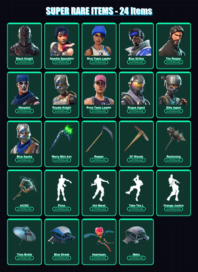 [PS4/PS5/XBOX/PC] | Black Knight | Sparkle Specialist | Blue Team Leader | 143 skin | Lv3327