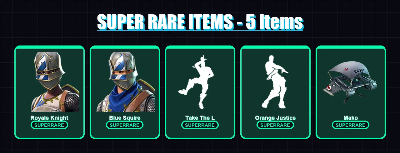 [PC] | Royale Knight | Blue Squire | Carbide | Drift | Battlehawk | 16 skin | 13 pickaxe | 15 emote | 18 glider | Lv217