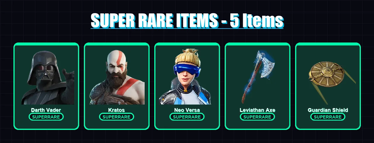 [PS4/PS5/XBOX/PC] | Darth Vader | Kratos | Neo Versa | Kymera | Mandalorian | 122 skin | 126 pickaxe | 98 emote | 118 glider | Lv1708