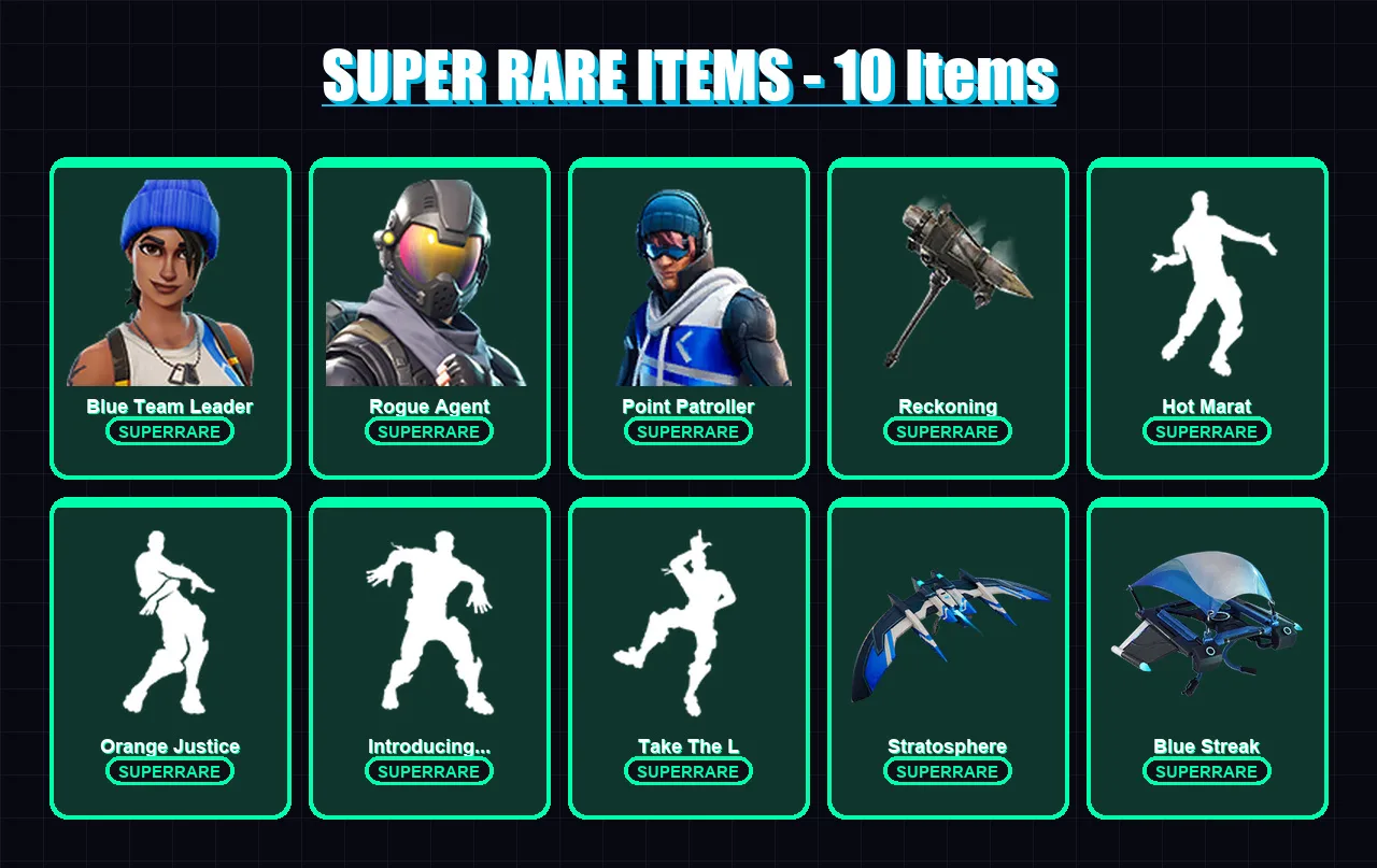 [PS4/PS5/XBOX/PC] | Blue Team Leader | Rogue Agent | Point Patroller | 98 skin | Lv1499