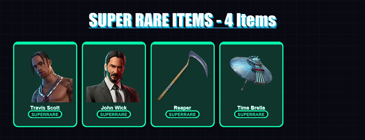 [PS4/PS5/XBOX/PC] | Travis Scott | John Wick | Midas Rex | Blastoff | Deadpool | 158 skin | 113 pickaxe | 119 emote | 84 glider | Lv1202 — Fortnite account