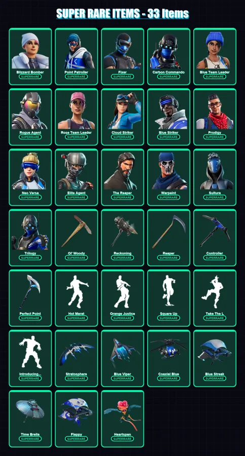 [PS4/PS5/XBOX/PC] | Blizzard Bomber | Point Patroller | Fixer | 146 skin | Lv1312