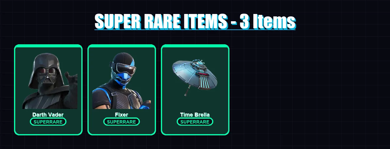 [PS4/PS5/XBOX/PC] | Darth Vader | Fixer | Snap | The Ageless | Optimus Prime | 97 skin | 110 pickaxe | 82 emote | 103 glider | Lv1908