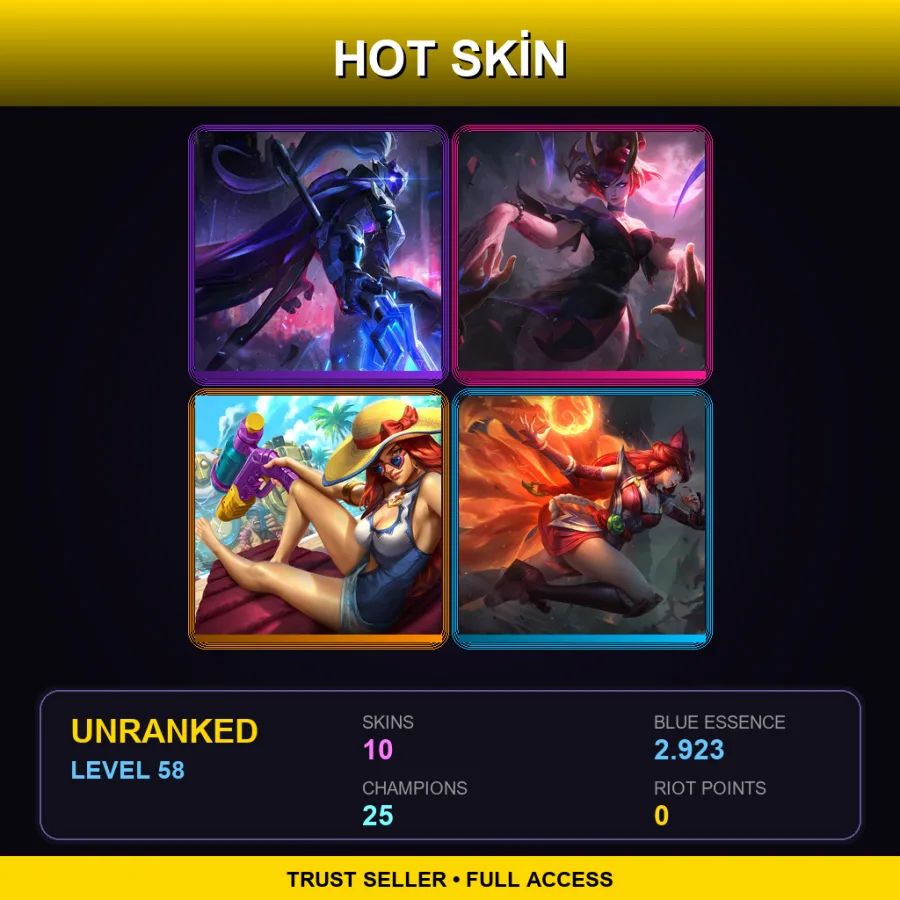 LAN | Lv58 | Unranked | 10 Skin | 25 Champ — Attorney Azir