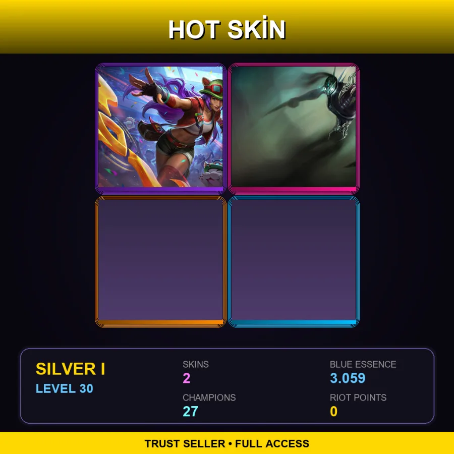 BR | Lv30 | Silver I | 2 Skin | 27 Champ