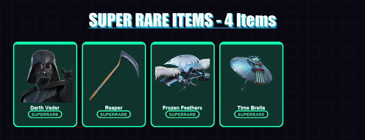 [PS4/PS5/XBOX/PC] | Darth Vader | Twyn | Predator | The Imagined | Renzo the Destroyer | 164 skin | 198 pickaxe | 170 emote | 188 glider | Lv3209