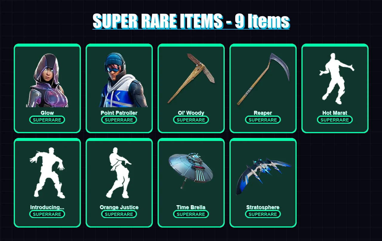 [PC/XBOX/PSN] | Glow | Point Patroller | Raz | Spectra Knight | The Foundation | 138 skin | 118 pickaxe | 118 emote | 112 glider | Lv2004 — Fortnite account