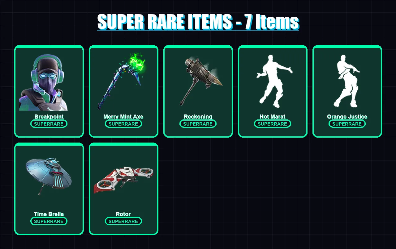 [PC/XBOX/PSN] | Breakpoint | Gear Specialist Maya | Molten Battle Hound | Fade | Rox | 154 skin | 132 pickaxe | 148 emote | 130 glider | Lv2041