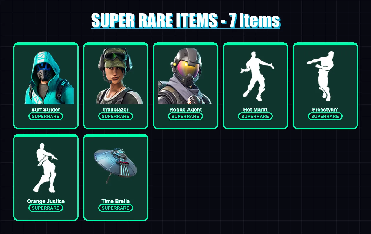 [PC/XBOX/PSN] | Surf Strider | Trailblazer | Rogue Agent | Ultima Knight | Lynx | 87 skin | 105 pickaxe | 91 emote | 95 glider | Lv1377 — Fortnite account