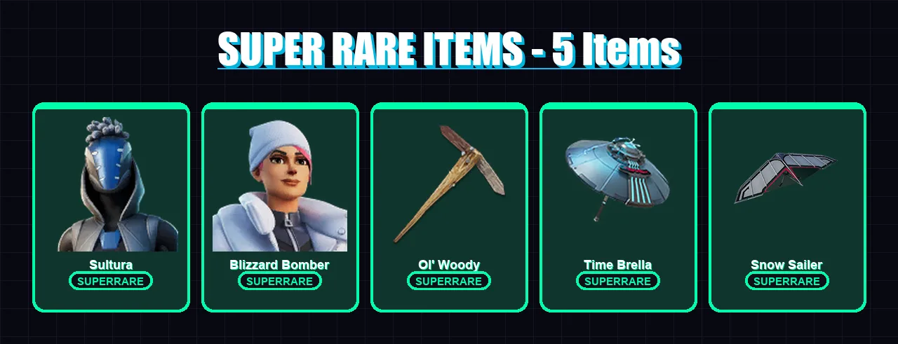 [PS4/PS5/XBOX/PC] | Sultura | Blizzard Bomber | Omegarok | Ark | Malik | 74 skin | 82 pickaxe | 59 emote | 50 glider | Lv628
