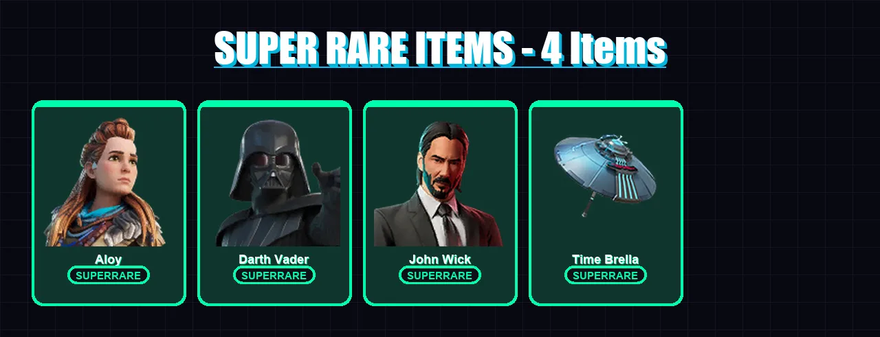 [PC] | Aloy | Darth Vader | John Wick | Driftwalker | Molten Battle Hound | 436 skin | 353 pickaxe | 251 emote | 190 glider | Lv3428