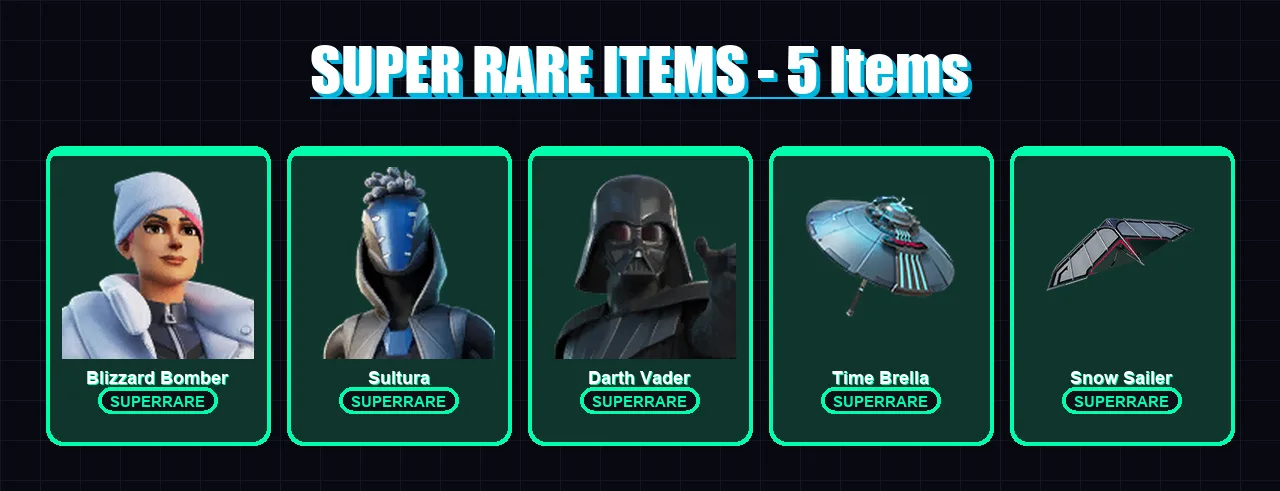 [PS4/PS5/PC] | Blizzard Bomber | Sultura | Darth Vader | Luxe | Ruin | 97 skin | 103 pickaxe | 93 emote | 117 glider | Lv1446