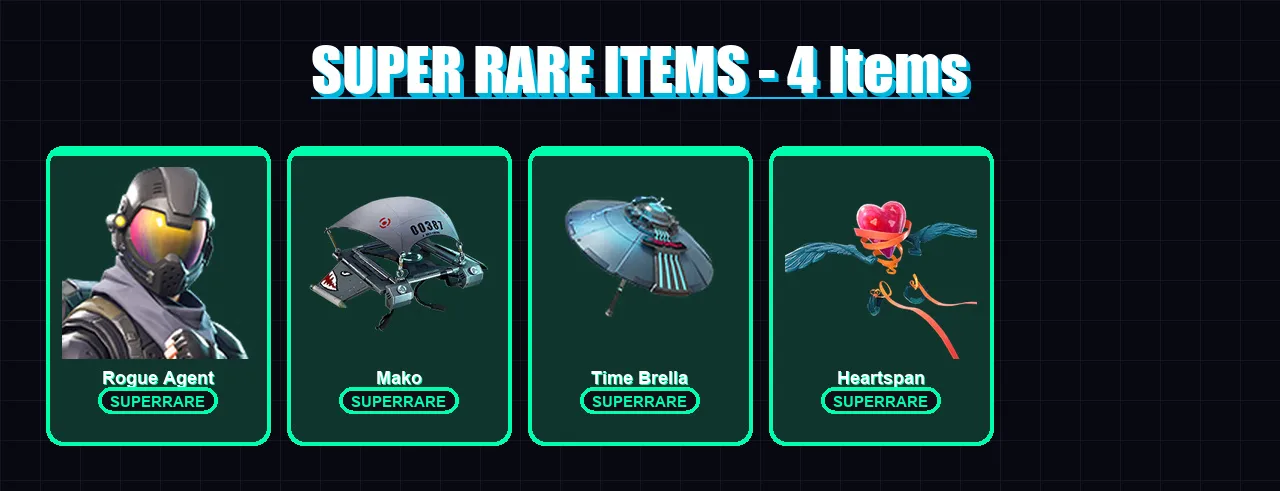 [PS4/PS5/XBOX/PC] | Rogue Agent | Blackheart | Rox | Hybrid | Sentinel | 11 skin | 16 pickaxe | 28 emote | 24 glider | Lv409