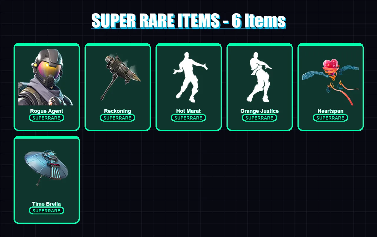 [PC/XBOX/PSN] | Rogue Agent | Eternal Knight | Fade | Omega | Zenith | 119 skin | 102 pickaxe | 122 emote | 116 glider | Lv2124