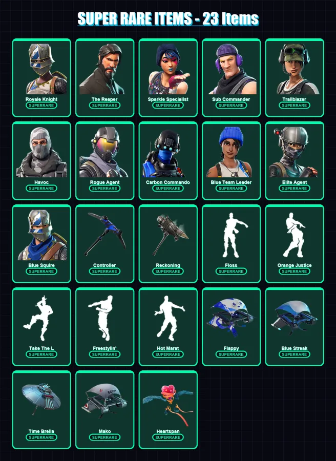 [PS4/PS5/XBOX/PC] | Royale Knight | The Reaper | Sparkle Specialist | 126 skin | Lv1275