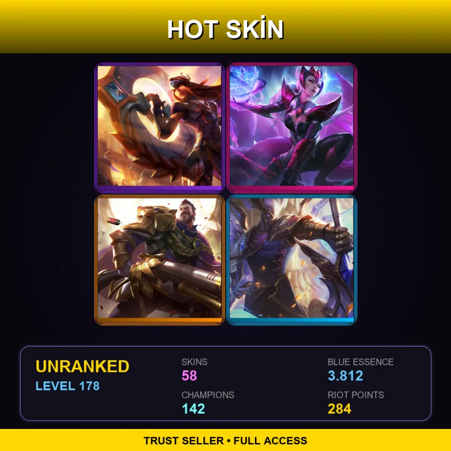 EUNE | Lv178 | Unranked | 58 Skin | 142 Champ — Totemic Maokai