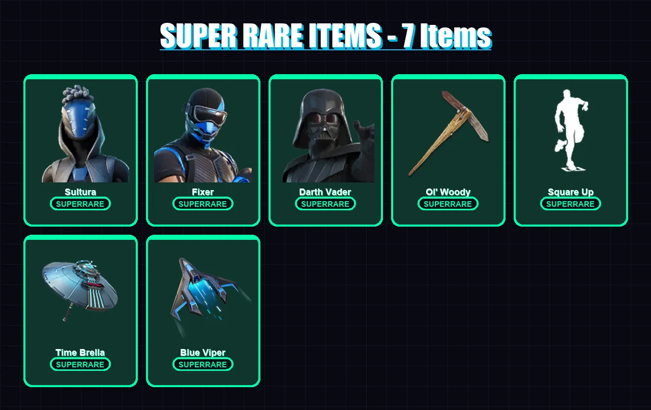 [PS4/PS5/XBOX/PC] | Sultura | Fixer | Darth Vader | Peter Griffin | Blaze | 145 skin | 219 pickaxe | 153 emote | 141 glider | Lv2403