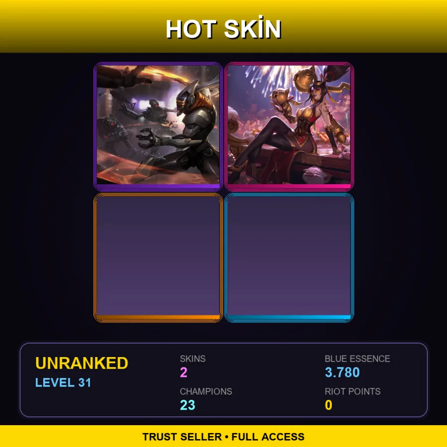 LAS | Lv31 | Unranked | 2 Skin | 23 Champ