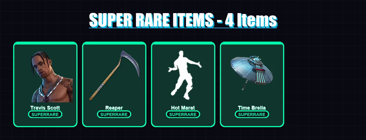 [SWITCH/XBOX/PSN/PC] | Travis Scott | Menace | Lynx | Zenith | Eternal Knight | 89 skin | 96 pickaxe | 95 emote | 89 glider | Lv1732 — Fortnite account