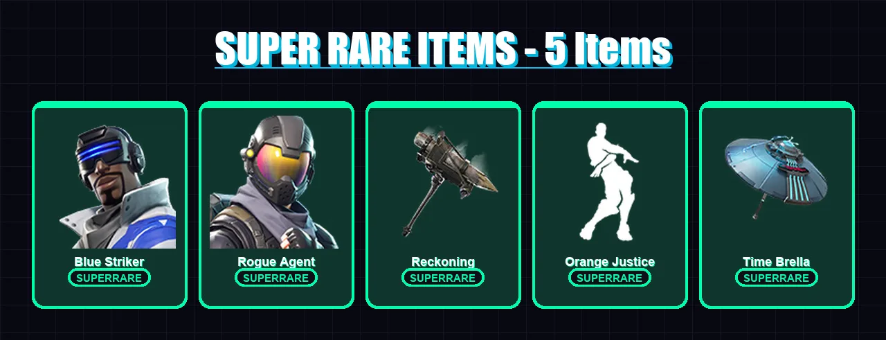 [PC/XBOX/PSN] | Blue Striker | Rogue Agent | The Visitor | Carbide | Calamity | 29 skin | 19 pickaxe | 22 emote | 22 glider | Lv307