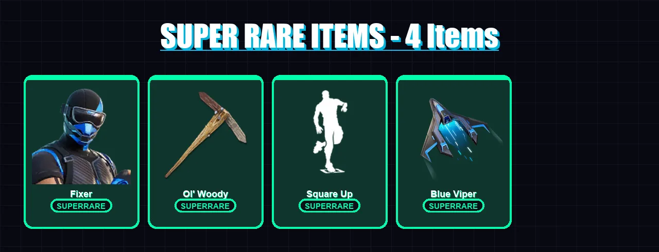 [PS4/PS5/XBOX/PC] | Fixer | Valeria | Zeus | Son Goku | Peter Griffin | 37 skin | 53 pickaxe | 43 emote | 37 glider | Lv365