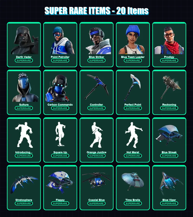 [PS4/PS5/XBOX/PC] | Darth Vader | Point Patroller | Blue Striker | 162 skin | Lv1984