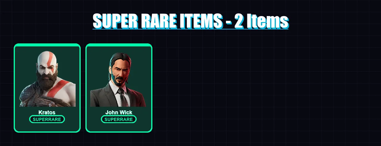 [SWITCH/XBOX/PSN/PC] | Kratos | Lara Croft | John Wick | Frostbite | Blackheart | 80 skin | 128 pickaxe | 96 emote | 94 glider | Lv1176