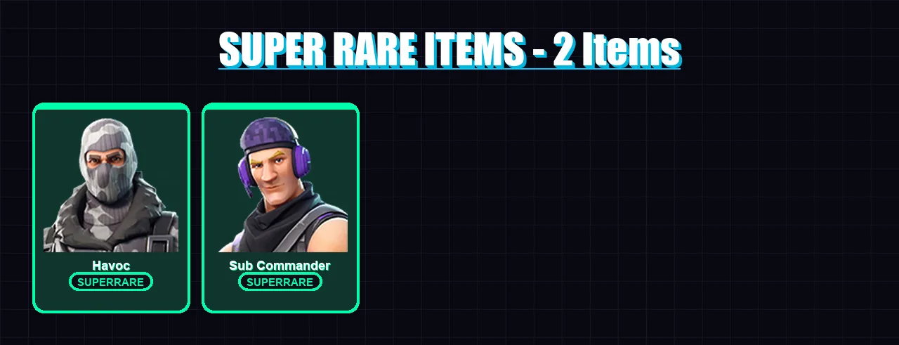 [PC/XBOX/PSN] | Havoc | Sub Commander | Cheeks | Carletta | Cat Holloway | 75 skin | 96 pickaxe | 47 emote | 45 glider | Lv342
