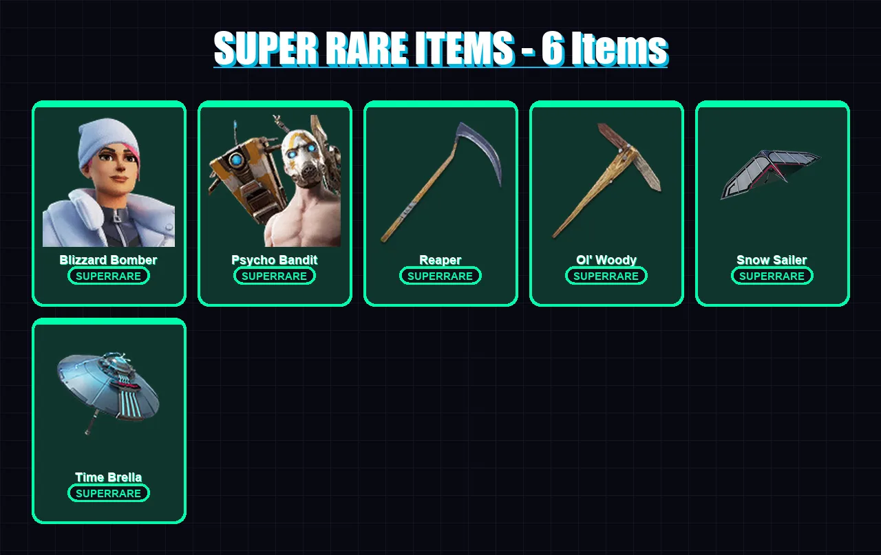 [PC] | Blizzard Bomber | Psycho Bandit | Deadpool | Rox | Lynx | 117 skin | 156 pickaxe | 115 emote | 122 glider | Lv1660