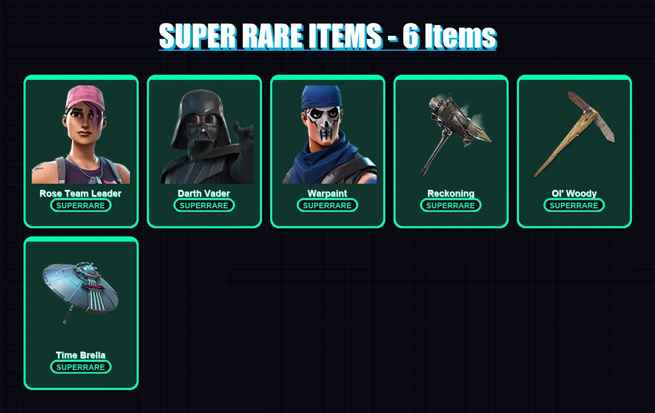 [PC/XBOX/PSN] | Rose Team Leader | Darth Vader | Warpaint | Renzo the Destroyer | Lynx | 107 skin | 129 pickaxe | 120 emote | 119 glider | Lv1470 — Fortnite account