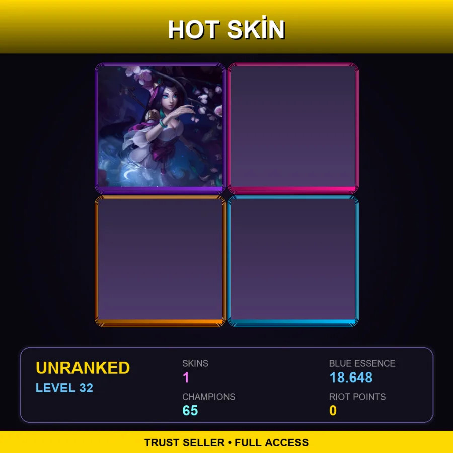 EUNE | Lv32 | Unranked | 1 Skin | 65 Champ