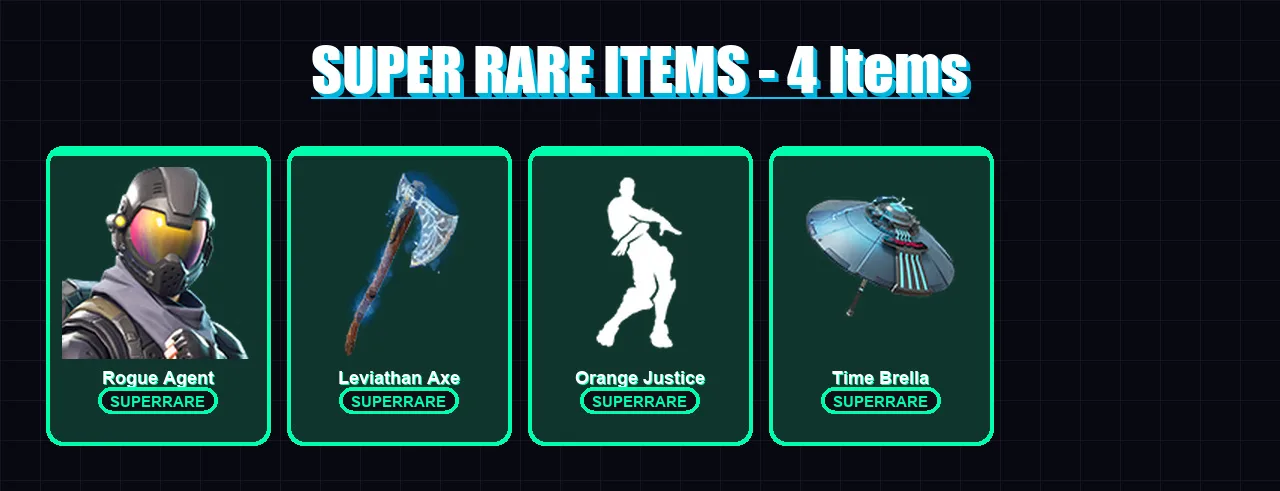 [PS4/PS5/XBOX/PC] | Rogue Agent | Catalyst | Peter Griffin | Valeria | Carbide | 106 skin | 118 pickaxe | 93 emote | 107 glider | Lv1706 — Fortnite account