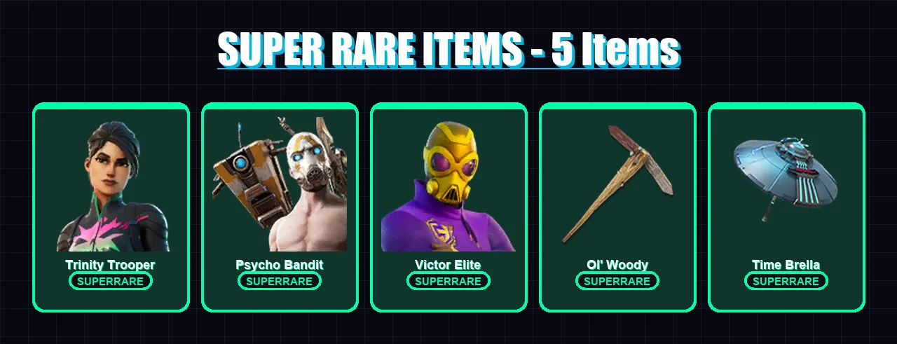 [PC/XBOX/PSN] | Trinity Trooper | Psycho Bandit | Victor Elite | 186 skin | Lv2589