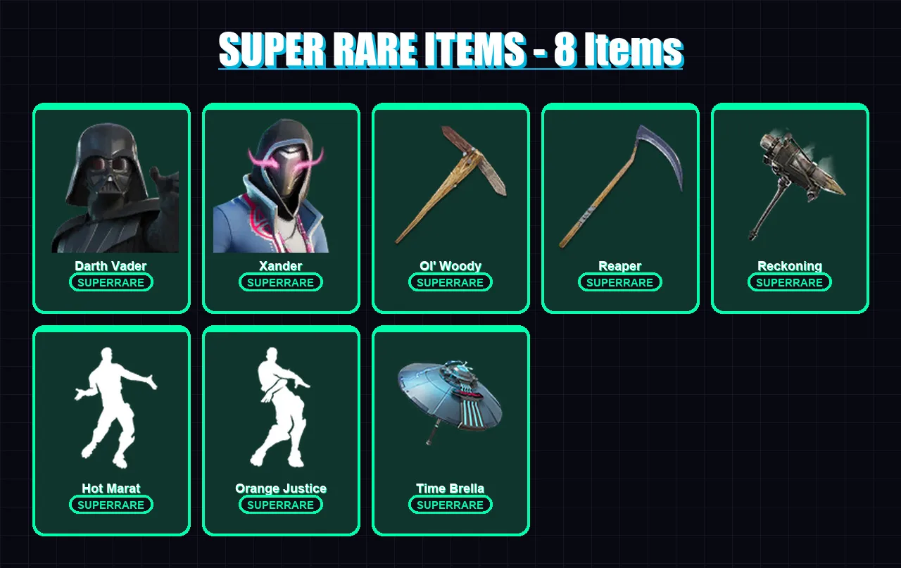 [PC/PSN] | Darth Vader | Xander | Raptor | Carbide | Omen | 191 skin | 223 pickaxe | 152 emote | 164 glider | Lv1661