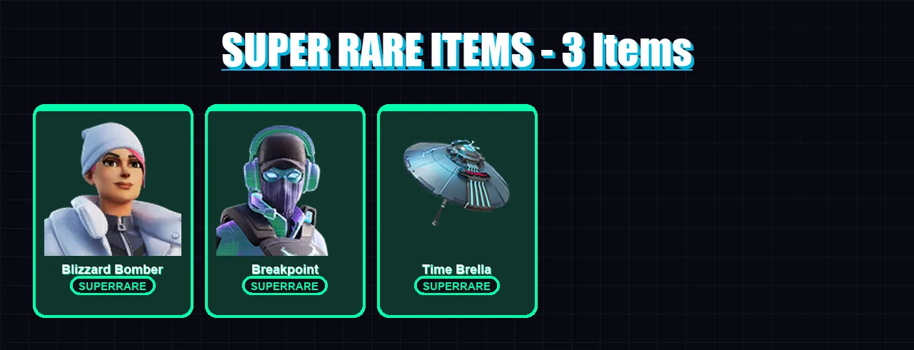 [PC/XBOX] | Blizzard Bomber | Breakpoint | The Cube Queen | Ronin | Joey | 77 skin | 121 pickaxe | 80 emote | 87 glider | Lv1603