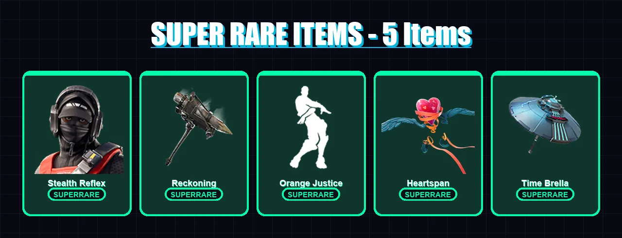 [PC] | Stealth Reflex | Valeria | Ruin | Dire | Lynx | 138 skin | 180 pickaxe | 167 emote | 173 glider | Lv2355