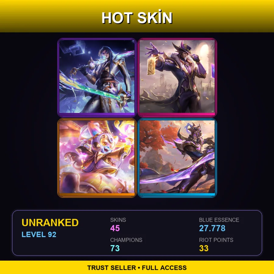 EUW | Lv92 | Unranked | 45 Skin | 73 Champ — Firecracker Teemo