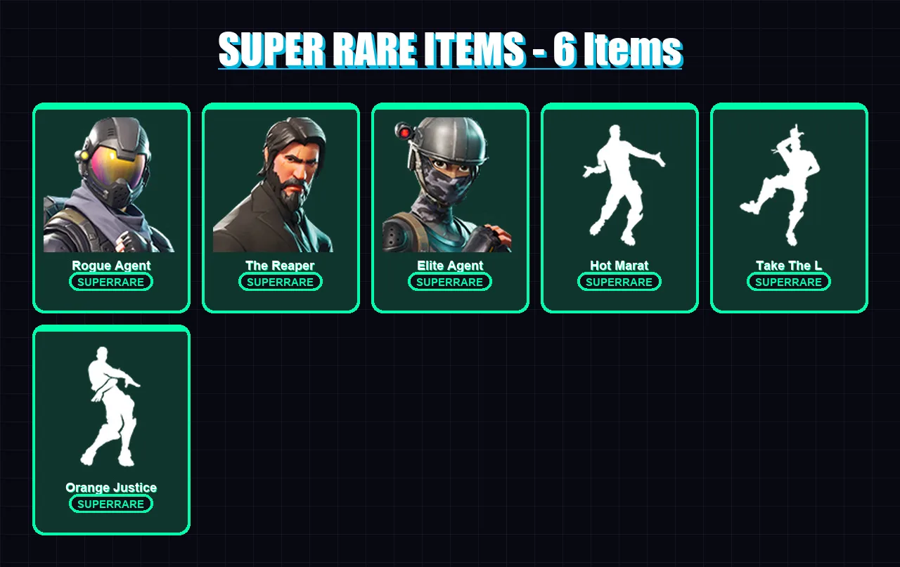 [PC/PSN] | Rogue Agent | The Reaper | Elite Agent | Gear Specialist Maya | Mandalorian | 120 skin | 135 pickaxe | 108 emote | 131 glider | Lv1634 — Fortnite account