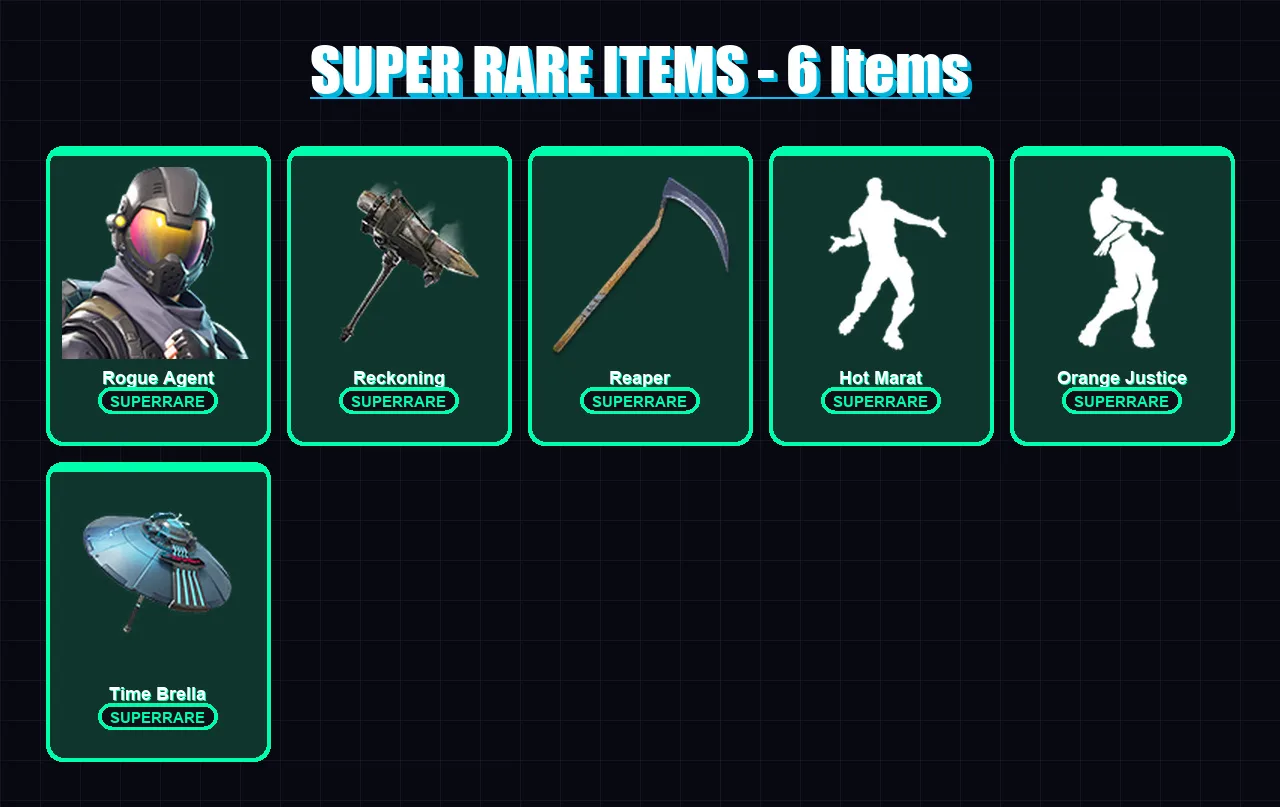 [PC/XBOX/PSN] | Rogue Agent | Hybrid | Ronin | Valor | A.I.M. | 75 skin | 83 pickaxe | 74 emote | 87 glider | Lv1444