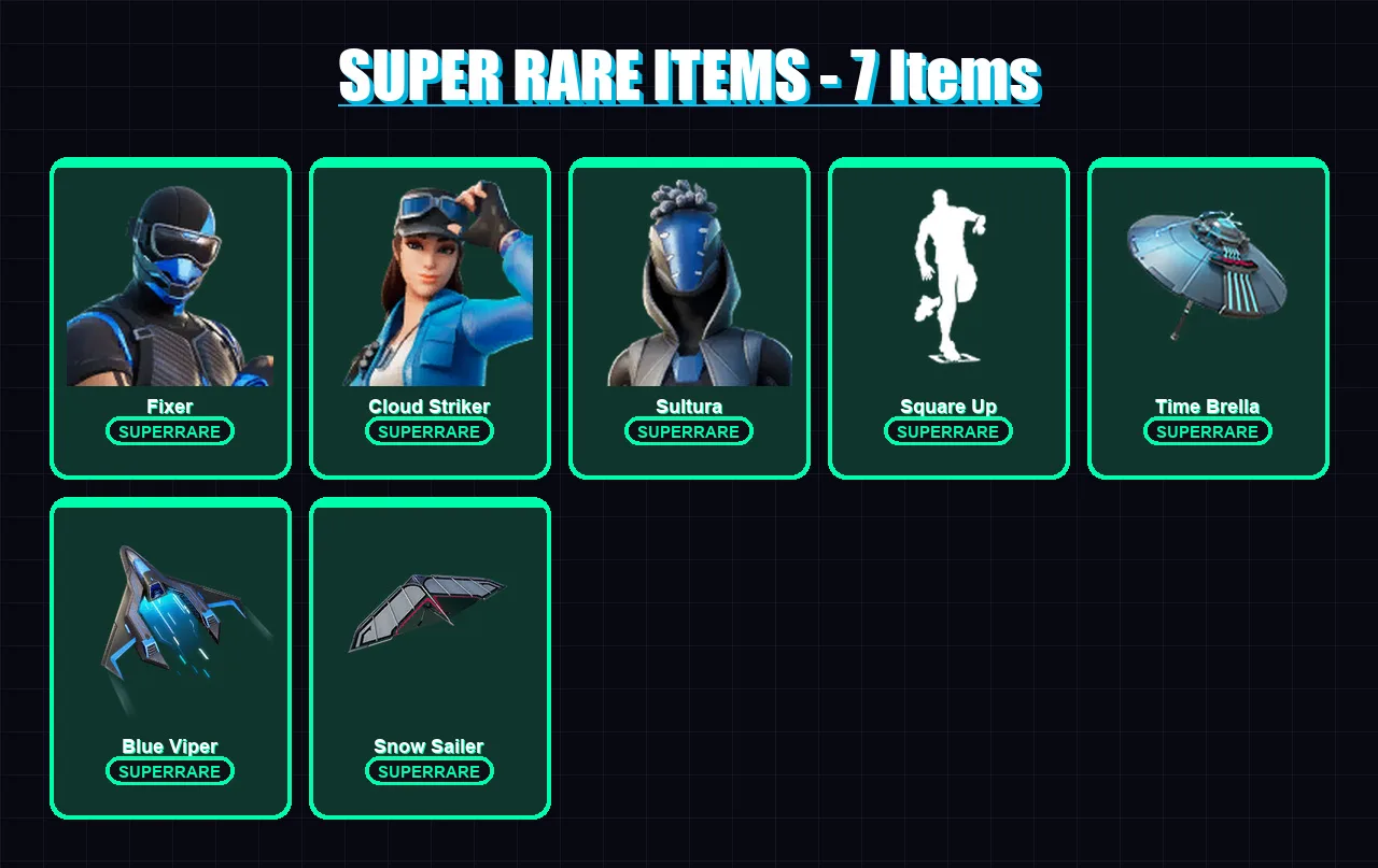 [PC/XBOX] | Fixer | Cloud Striker | Sultura | Valeria | Blaze | 43 skin | 45 pickaxe | 34 emote | 37 glider | Lv477