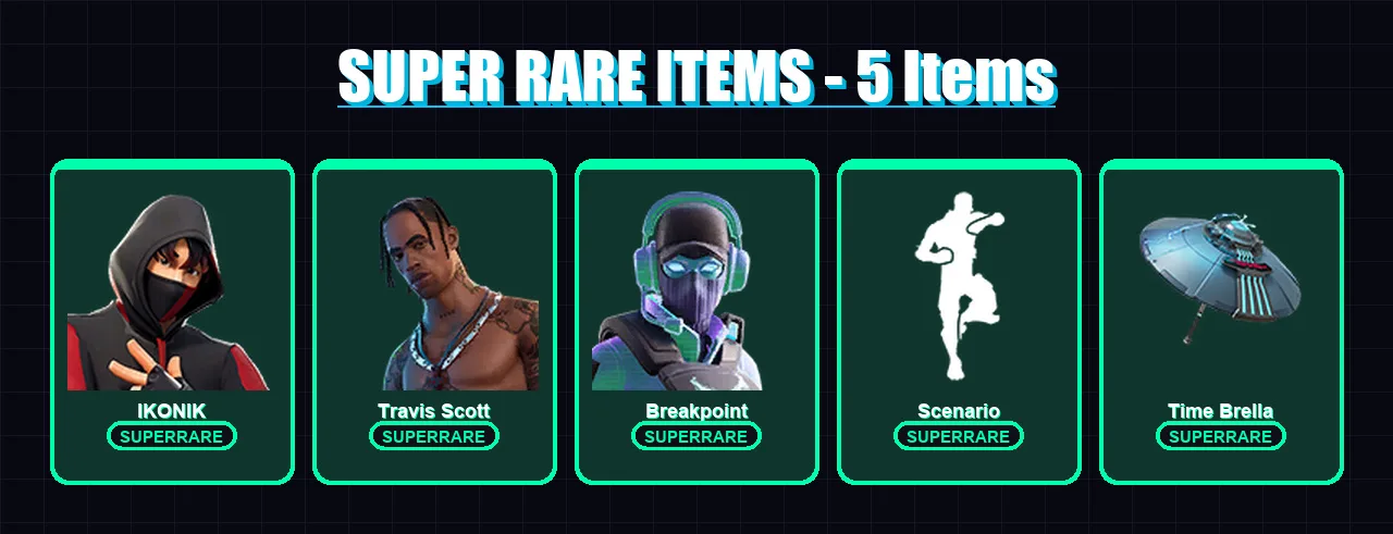 [PC/XBOX/PSN] | IKONIK | Travis Scott | Lara Croft | Galaxia | Midas | 123 skin | 111 pickaxe | 109 emote | 100 glider | Lv1542