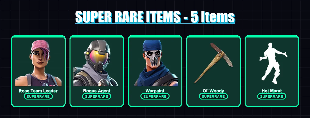 [PC/PSN] | Rose Team Leader | Rogue Agent | Warpaint | Drift | Carbide | 27 skin | 21 pickaxe | 14 emote | 16 glider | Lv225